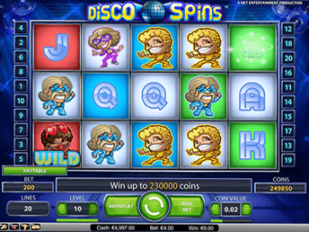 Онлайн слот Disco Spins
